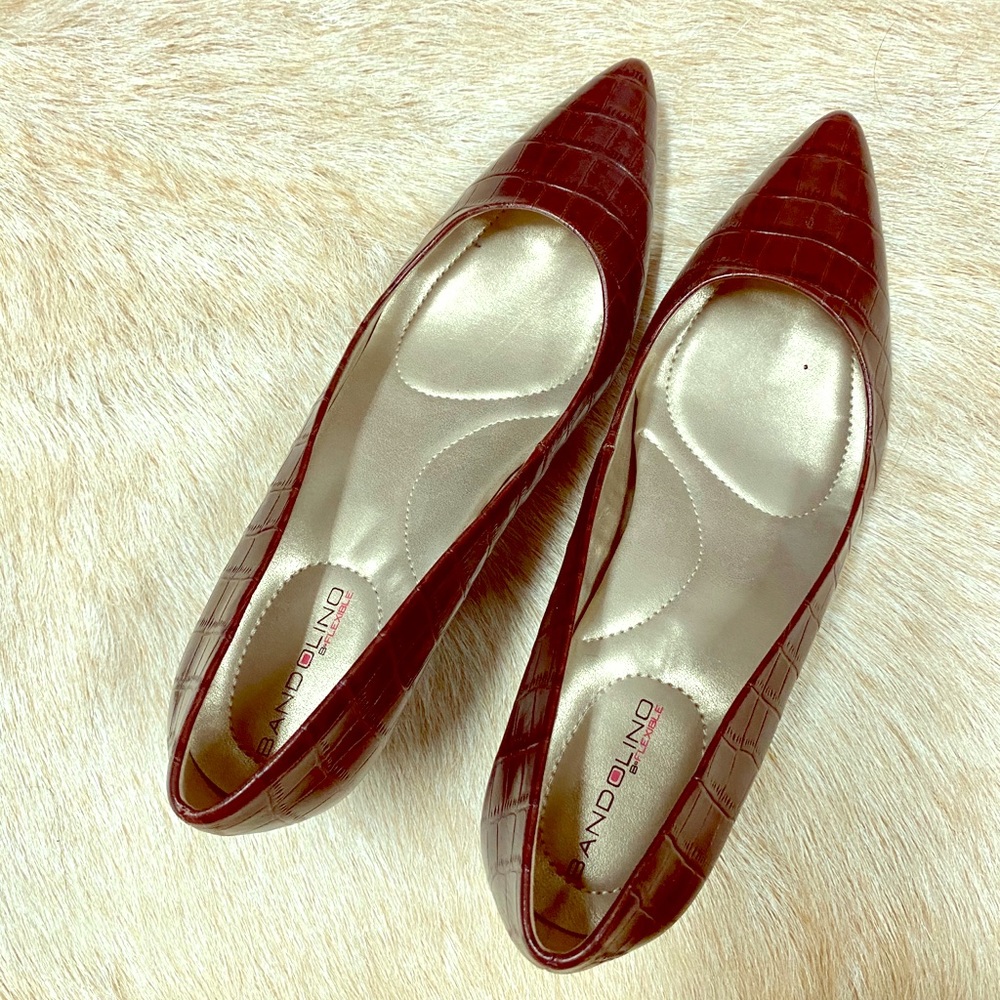 Bandolino 8.5/2.5" Heel Faux Snake Skin Print Shoe